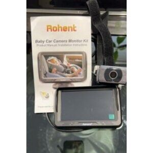 New Baby Car Camera Ease Installation: Eye Protection Clear Night Vision 360°